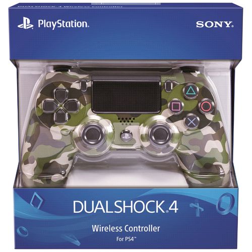 Army Design PS4 Dual Shock Bluetooth Wireless Controller - Green