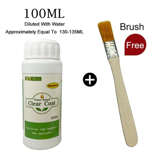 100ml Gilding Glue Varnish Water-Based Clear Coat Paint For Protection Mix With Pearl Powder Glitter Powder Decoration