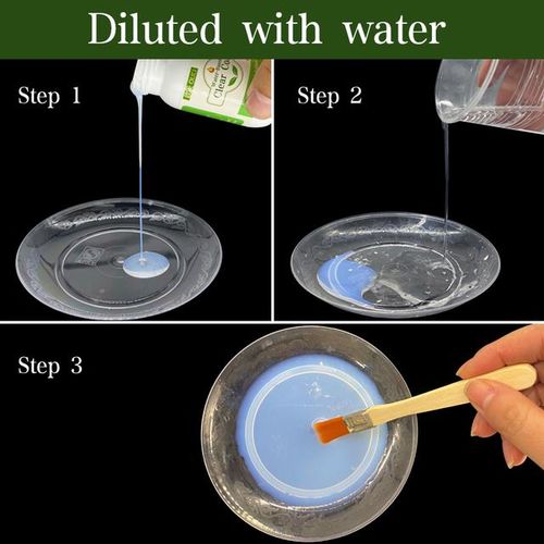 100ml Gilding Glue Varnish Water-Based Clear Coat Paint For Protection Mix With Pearl Powder Glitter Powder Decoration