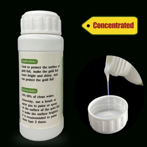 100ml Gilding Glue Varnish Water-Based Clear Coat Paint For Protection Mix With Pearl Powder Glitter Powder Decoration