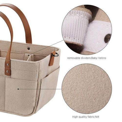 Baby Felt Storage Nursery Organizer Basket Infant Diaper Ba NO5119