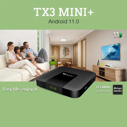 Android TV Box 4k - TX3mini- 2GB RAM- 16GB ROM- Black