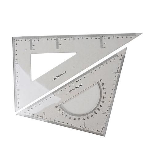 24cm Big Size Triangle Ruler Squaresquare Right Hand Triangle Ruler 6430 30 Setsquare Organic Transparent Ps