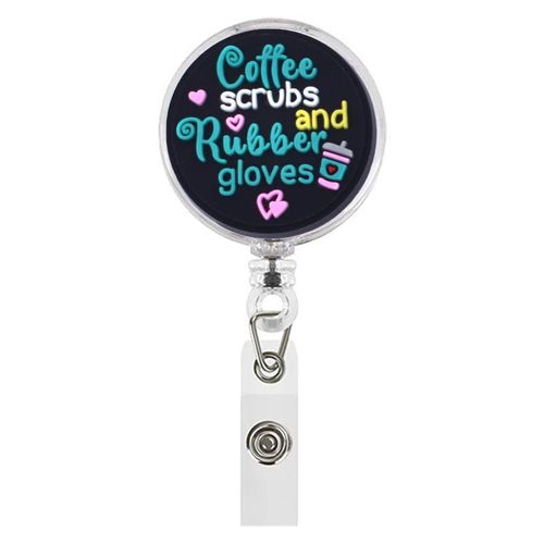 1pcs Retractable Yoyo Badge Reel With Belt Clip Cute Nurse Name Tag Holder Accessories Supply Clip