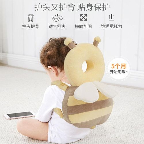 New Baby Toddler Headrest Anti-Fall Cap Baby Toddler Head Protection Pad Breathable Anti-Fall Pillow
