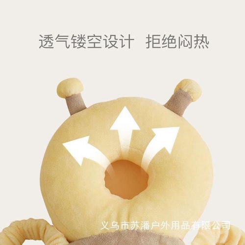 New Baby Toddler Headrest Anti-Fall Cap Baby Toddler Head Protection Pad Breathable Anti-Fall Pillow