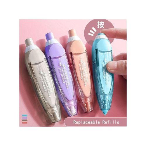 6m Correction Tape Retractable Refillable School Office Supplies