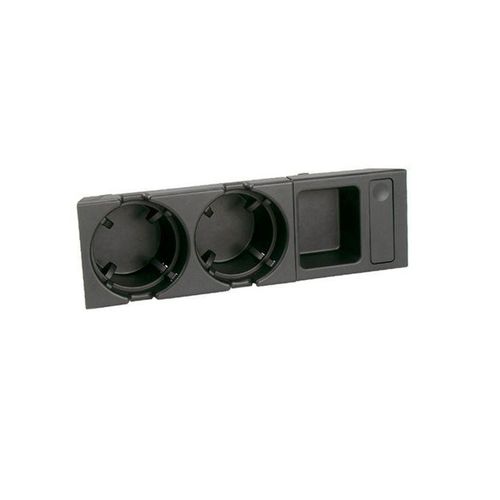 915 Generation Car Center Console Water Cup Holder Teacup Holder Coin Box for 3 Series E46 318 320 325 1998-2006 51168217853 Black