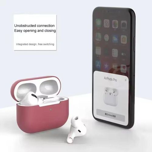Original Soft Liquid Silicone Case For AirPods Pro 2 - Pink