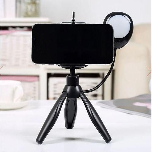 Selfie Lamp Tripod 360 Rotation, Black