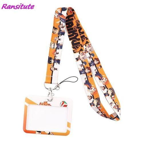 Ransitute R1982 Anime Volleyball Boy Lanyard For Key Neck Strap Lanyard Card Id Badge Holder Key Chain Key Holder Hang Rope