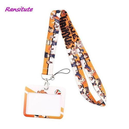 Ransitute R1982 Anime Volleyball Boy Lanyard For Key Neck Strap Lanyard Card Id Badge Holder Key Chain Key Holder Hang Rope