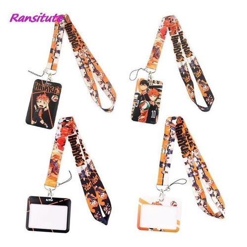 Ransitute R1982 Anime Volleyball Boy Lanyard For Key Neck Strap Lanyard Card Id Badge Holder Key Chain Key Holder Hang Rope