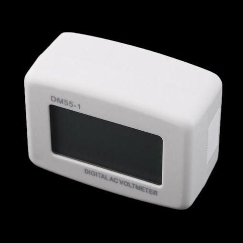 AC 80-300V LCD Digital Voltage Meter Voltmeter US Plug Electric Pen Meters White