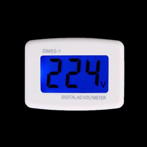 AC 80-300V LCD Digital Voltage Meter Voltmeter US Plug Electric Pen Meters White