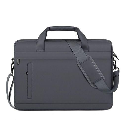 Men Briefcase Bag Business Famous Brand Leather Shoulder Messenger Bags Waterproof Office Handbag 15 inch  bag