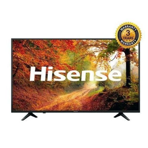 Hisense Original 32" LED Flat TV, Inbuilt free to Air Decoder - Black