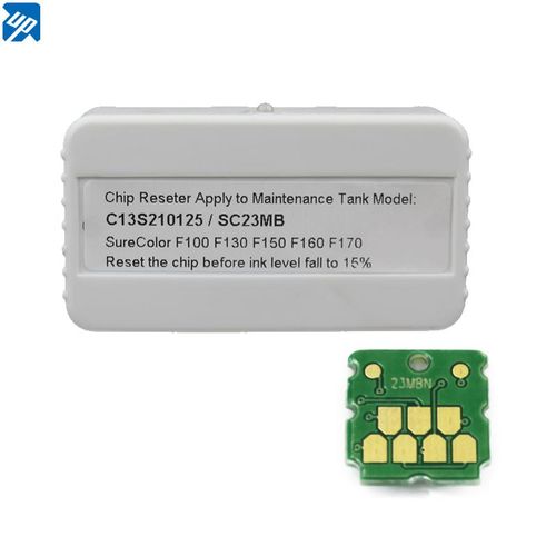 SC23MB waste ink S210125 Maintenance box chip resetter for Epson SC-F100 SC-F130 SC-F160 SC-F170 F100 F130 F160 F170 F150