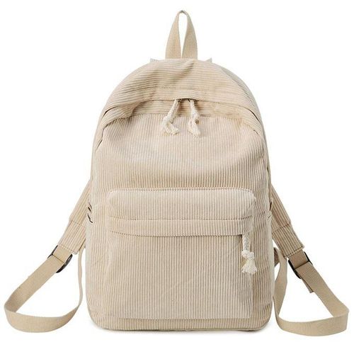 Women Casual Korean Style Solid Color School Backpack Mochila Mujer Soft Fabric Fashion Backpack For Teenage Girls