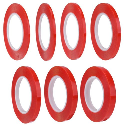 Red Acrylic Acid Double Side Adhesive Tape Sticky For Phone LCD Screen Panel Repairing Red Tape Mix Size 4/5/6/8/10/12/15mm