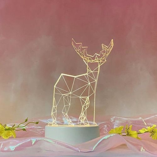 New Exotic Electronic Products Acrylic USB Table Lamp Creative Gift 3D Small Night Lamp Birthday Gift Graduation Company