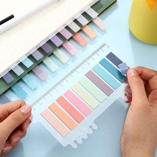 Morandi Index Sticker Loose-leaf Ruler Sticky Sticker PET
