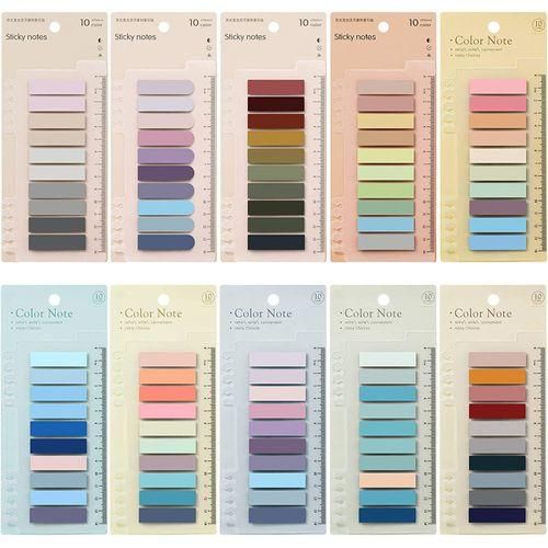 Morandi Index Sticker Looseleaf Ruler Sticky Sticker PET