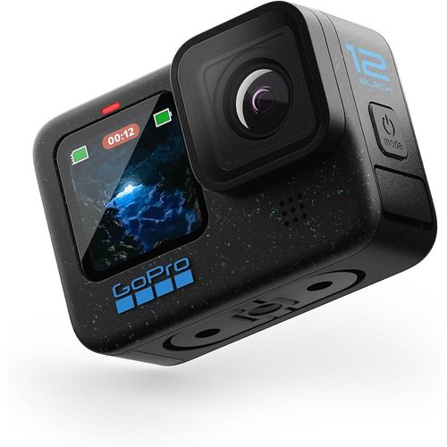 Gopro HERO12 Waterproof Action Camera with 5.3K HDR Video Black