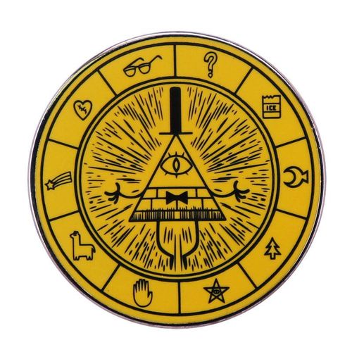 Adventure Animation Gravity Falls Enamel Pins Disney Anime Metal Brooch Badge Jewellery Backpack Accessory S