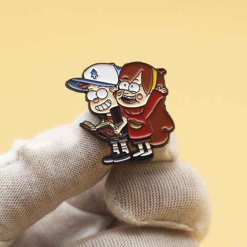 Adventure Animation Gravity Falls Enamel Pins Disney Anime Metal Brooch Badge Jewellery Backpack Accessory S