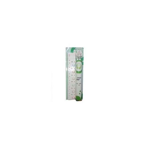 G & T 6 Way Universal Heavy Duty Extension Cable - White
