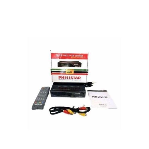 Phelister Free To Air Decoder DVB T2 TERRESTRIAL PH- 9008 - Black