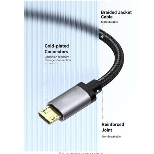 Original Accessories Smart cable Micro USB For Android - Black