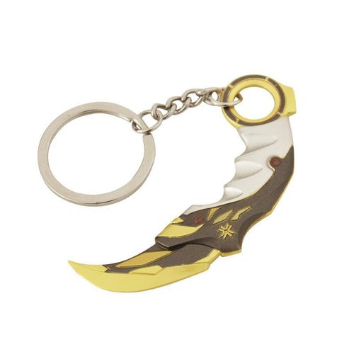 8cm Valorant Melee Reaver Champion Version Karambit Model Keychain For Men Teens Game Peripheral Not Sharp Key Ring Kids Toys
