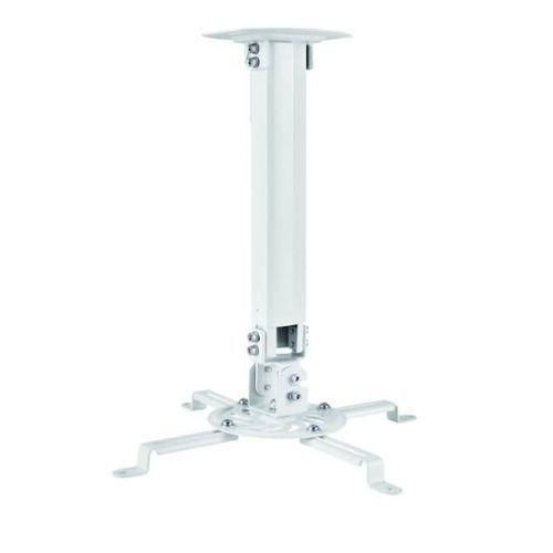 Adjustable Projector Ceiling Mount Projector Stand - White