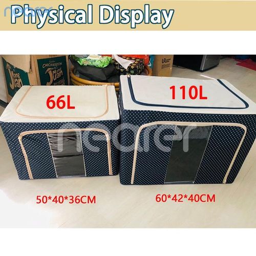 Large Storage Box Organizer Storage Box Durabox Box  66L 100L 150L Specification Water Proof Oxford Cloth Material Foldable