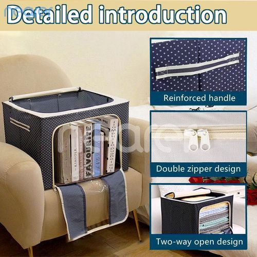 Large Storage Box Organizer Storage Box Durabox Box  66L 100L 150L Specification Water Proof Oxford Cloth Material Foldable
