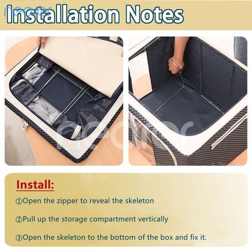Large Storage Box Organizer Storage Box Durabox Box  66L 100L 150L Specification Water Proof Oxford Cloth Material Foldable