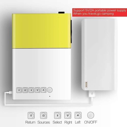 Mini Portable Smartphone Pocket Projector