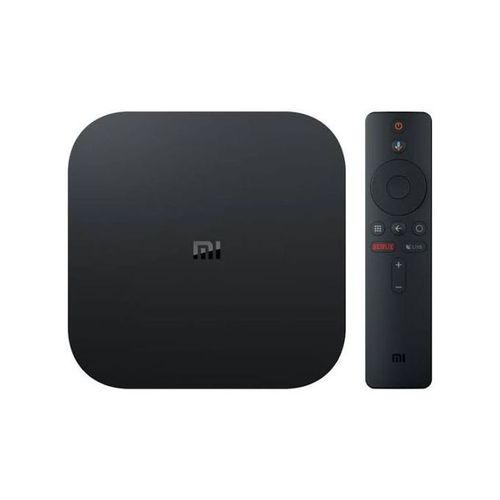 XIAOMI Mi Box - 4K Android TV Box - Streaming Media Player With Google Assistant - Chromecast Built-in - Black