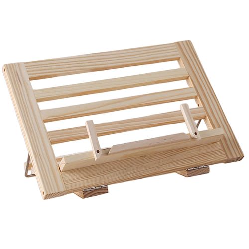 Pine Wooden Receipe Display Cook Book Stand Desk Tablet Holder Table