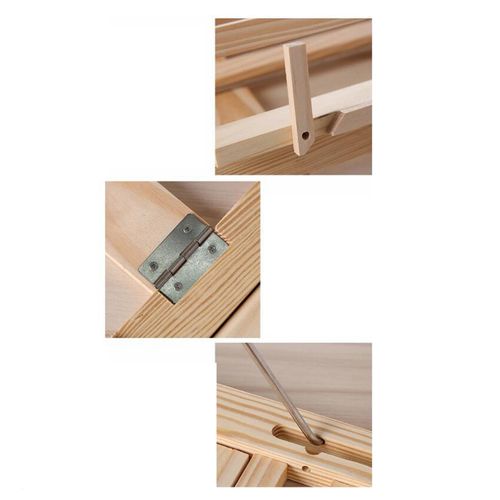 Pine Wooden Receipe Display Cook Book Stand Desk Tablet Holder Table