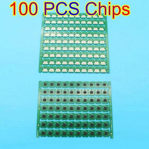 100 Pcs L18050 Chips C9345 Chip Resetter For Epson Ec-C7000 Wf-7840 7820 C8000 Et-16600 5880 5850 5800 L8050 Maintenance -1PC Maintenance Box