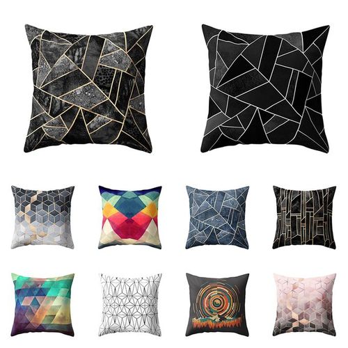 Irregular Geometric Pattern Pillow Case Throw Cushion Cover Home Office Decor-10#