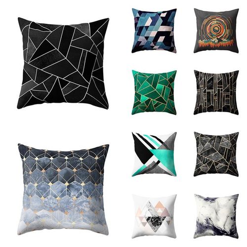Irregular Geometric Pattern Pillow Case Throw Cushion Cover Home Office Decor-10#