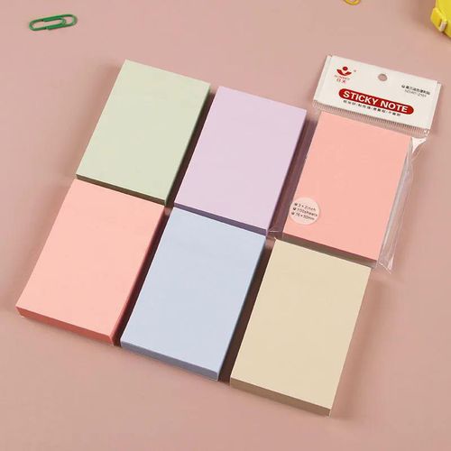 Sticky PET Self-Adhesive Clear Memo Pad Note Papers for School Student Office Stationery