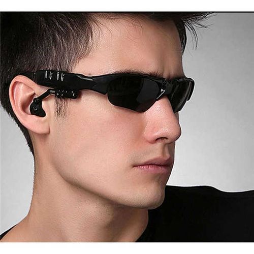 High End Audio FBI Glasses Bone Conduction Smart Headset Sweatproof Bluetooth Music Sunglasses