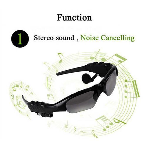 High End Audio FBI Glasses Bone Conduction Smart Headset Sweatproof Bluetooth Music Sunglasses
