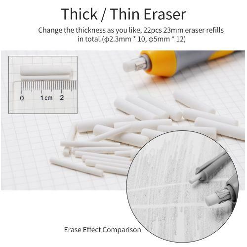Electric Eraser Kit Pencil Eraser With 22 Eraser Refills