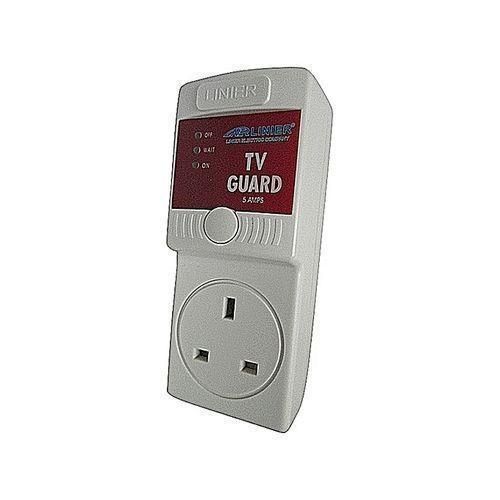 TV Guard + FREE Heavy 4Way /Socket Extension Cable - white